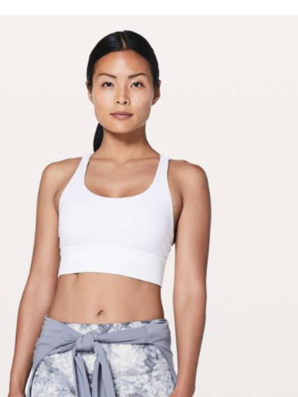 Lululemon Energy Bra *Long Line White sports bra 4